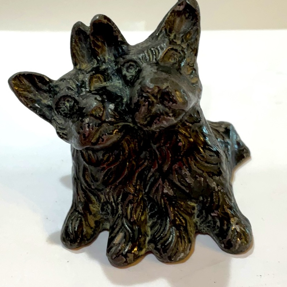 Hurley Cast metal Scotty Dogs, very Antique, Art DECO 1920’s